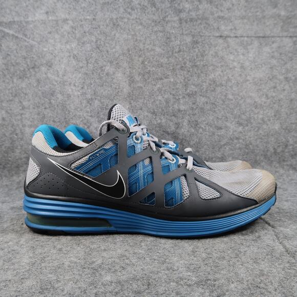 Nike Shoes Mens 10 Athletic Trainer Lunarmax 2 Running Sneaker Sport Active Grey - Picture 1 of 13